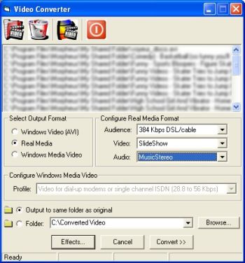 OSS Video Converter Screenshot