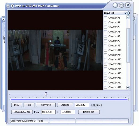 DVD to VCD AVI DivX Converter Screenshot