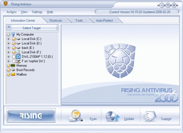 Rising Antivirus Screenshot