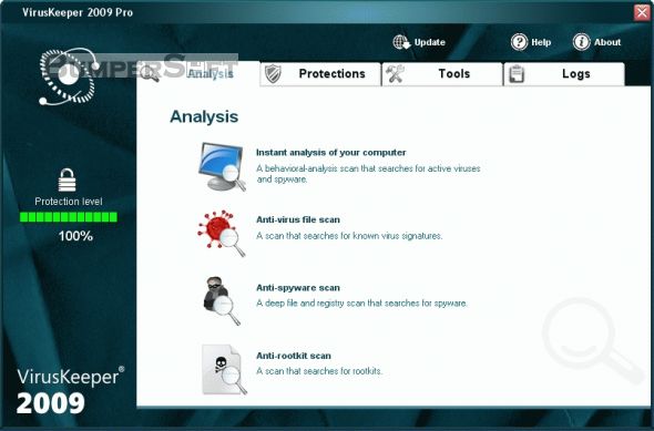 VirusKeeper Standard Screenshot