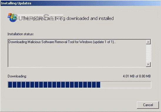 Microsoft Windows Malicious Software Removal Tool Screenshot