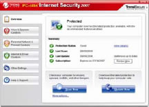 PC-cillin Internet Security 2007 Screenshot