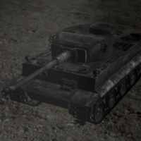 3D Tiger Tank Screensaver Screenshot