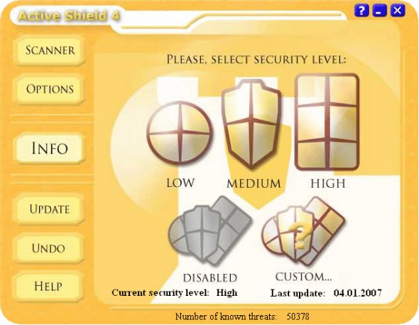 Active Shield Screenshot