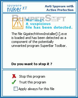Spyware Nuker XT Screenshot