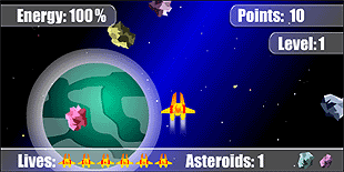 Asteroid Rain Screenshot