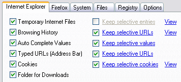 IE Privacy Keeper Screenshot