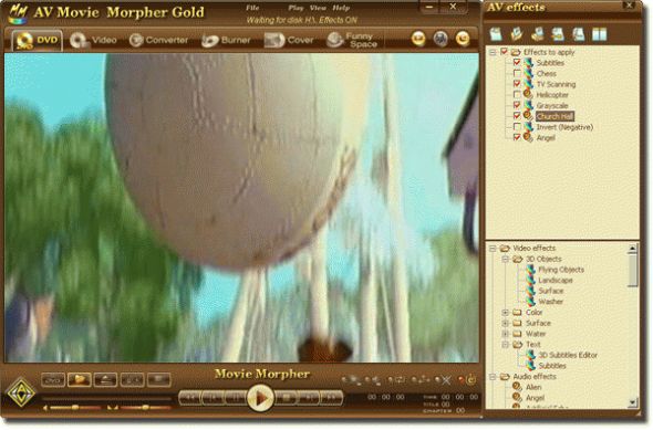 AV Movie Morpher Gold Screenshot