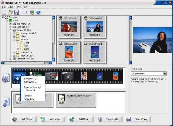 ACD VideoMagic Screenshot