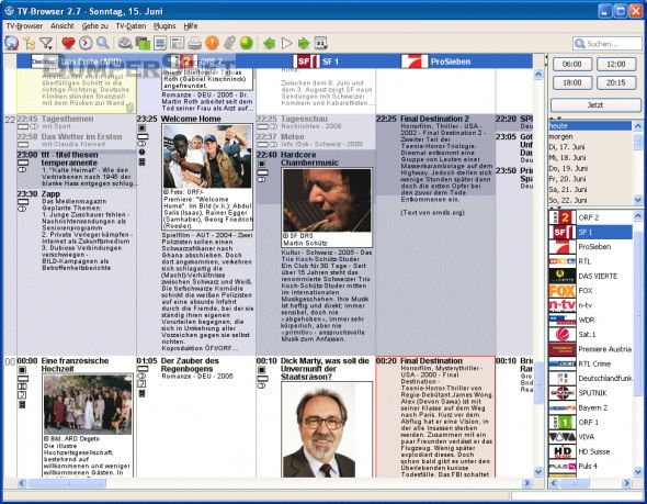 TV-Browser Screenshot