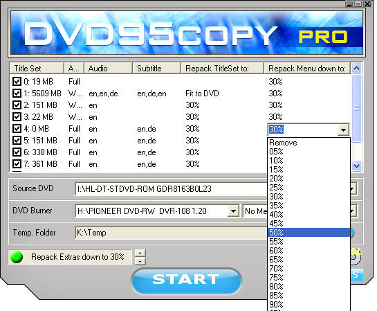 Dvd95Copy Screenshot