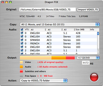 NTI Dragon FliX Screenshot