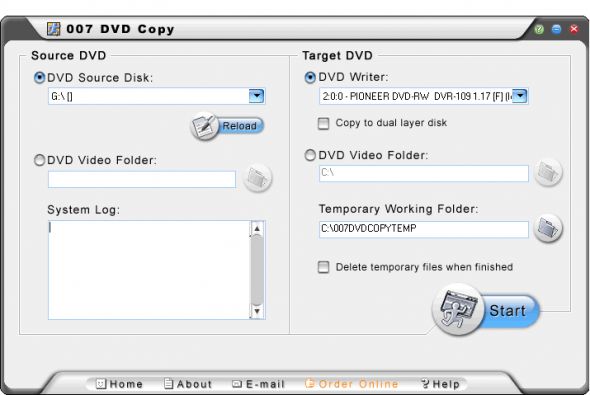 007 DVD Copy Screenshot