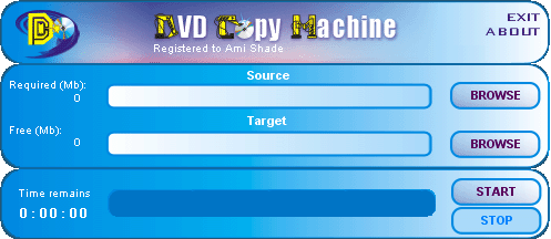 DVD Copy Machine Screenshot