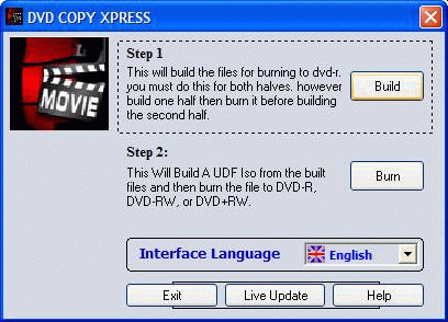 DVD Backup Express Screenshot