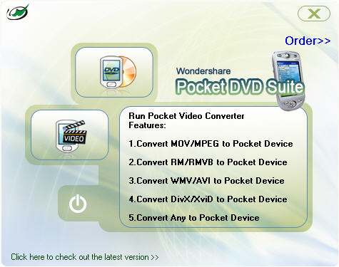 Wondershare Pocket DVD Suite Screenshot