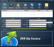 DVD Rip Factory Screenshot