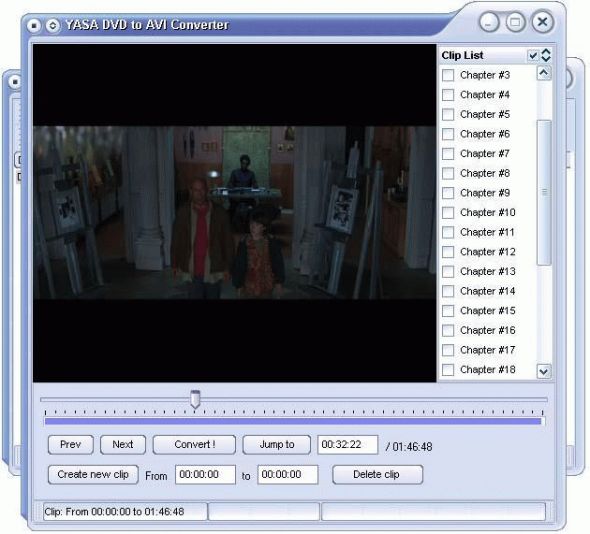 YASA DVD to AVI Converter Screenshot