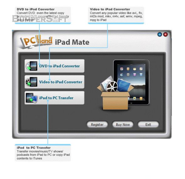 PCHand iPad Mate Screenshot