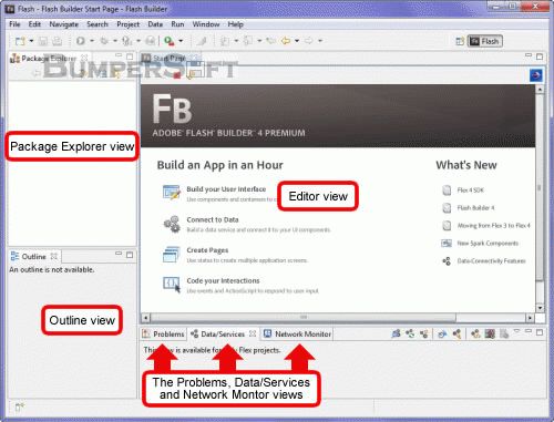 Adobe Flash Builder Screenshot