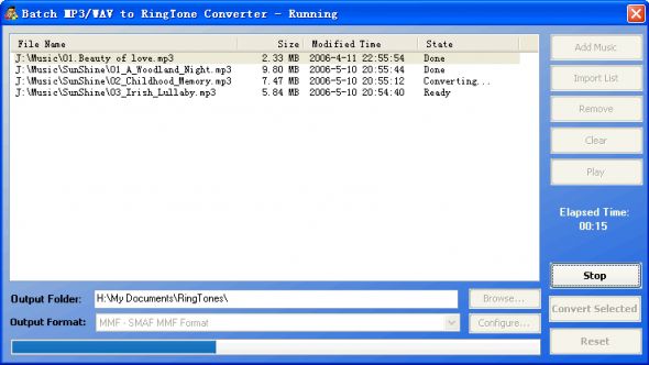Joy RingTone Converter Screenshot