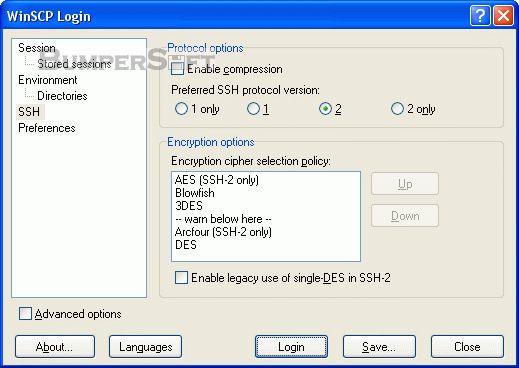 WinSCP Portable Screenshot