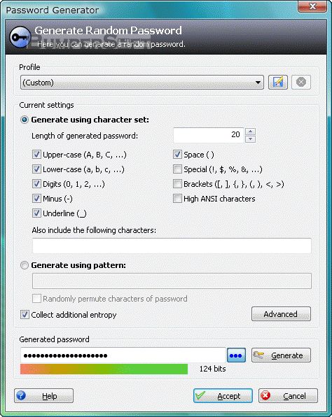 Portable KeePass Screenshot