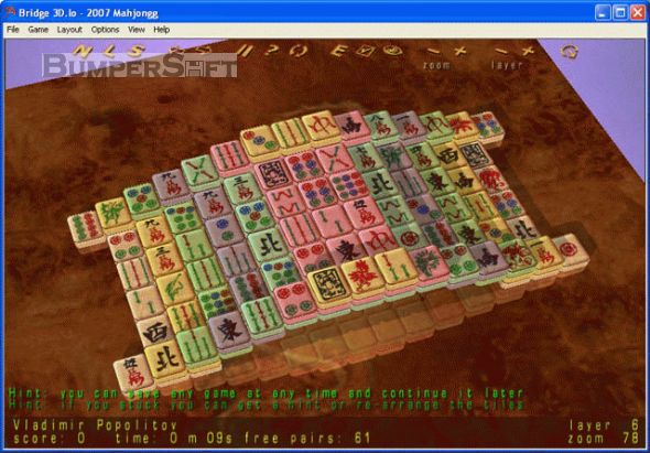 2007 Mahjongg Screenshot