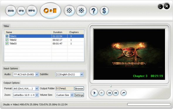 123 DVD Ripper Screenshot