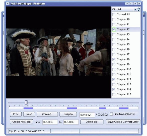 YASA DVD Ripper Platinum Screenshot