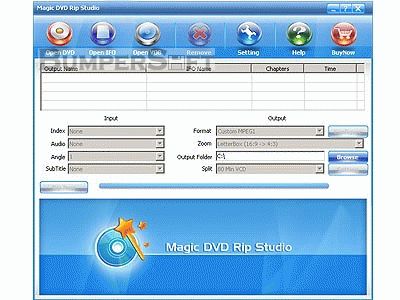 Magic DVD Rip Studio Screenshot