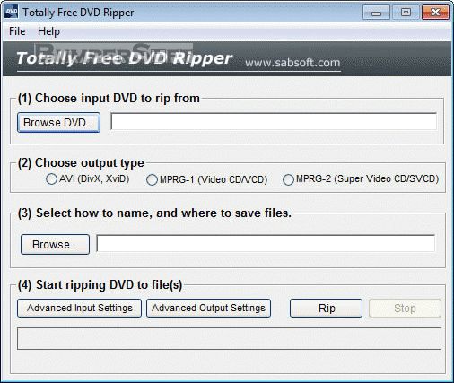 Totally Free DVD Ripper Screenshot