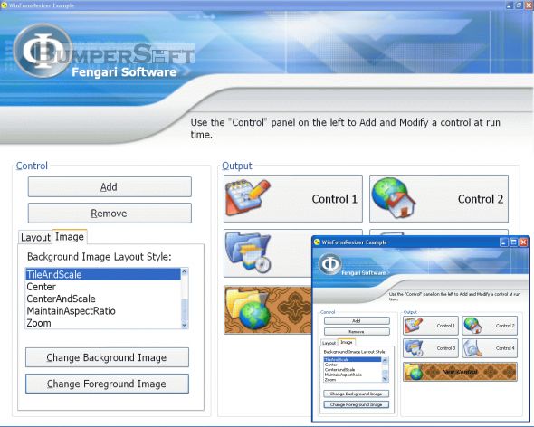 WinFormResizer for .NET 2.0 Screenshot