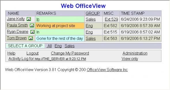 Able Web OfficeView Screenshot