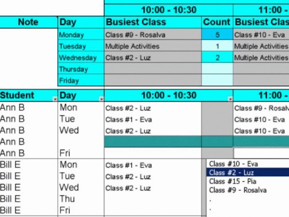 S12-School Class Schedulers Screenshot