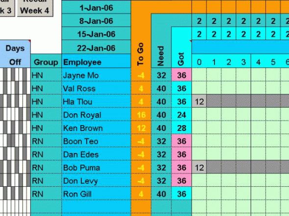 S15-Easy Hours Schedulers Screenshot