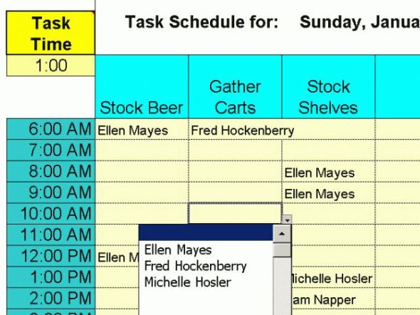 S8-Daily Shifts & Tasks Schedulers Screenshot