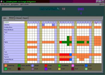 II_WorkSchedule Screenshot