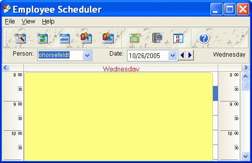 CyberMatrix Employee Scheduler Screenshot