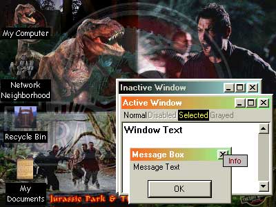 Jurassic Park & The Lost World (with screensaver) Screenshot