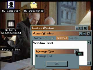 The Sherlock Holmes Desktop Theme Screenshot