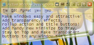 Actual Window Decorations Screenshot