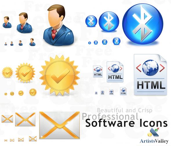 Professional Vista Software Icons Screenshot