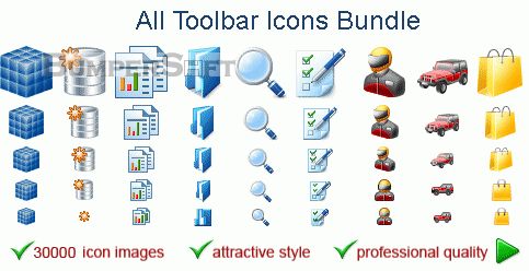 All Toolbar Icons Screenshot
