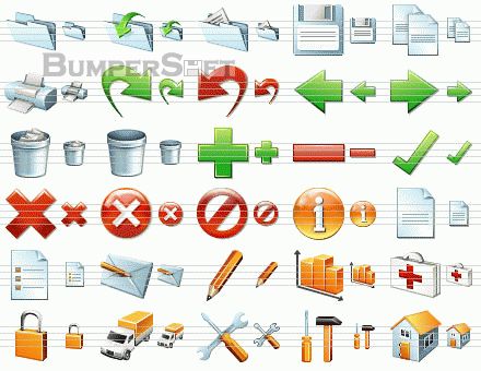Standard Software Icons Screenshot