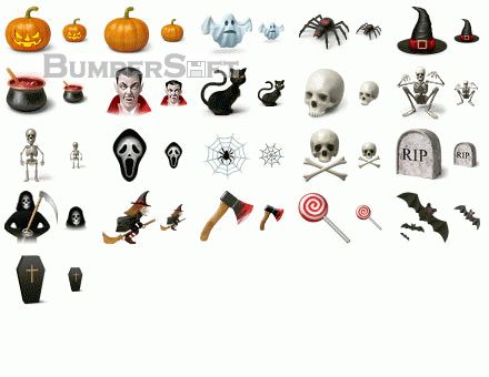 Desktop Halloween Icons Screenshot