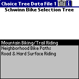 ChoiceTree Reader PocketPC Screenshot