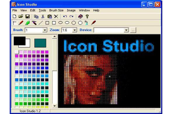 CoffeeCup Free Icon Studio Screenshot