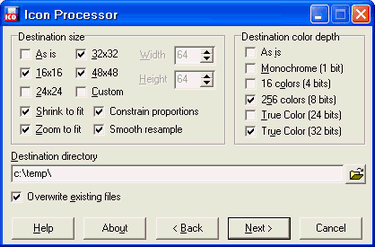 Icon Processor Screenshot