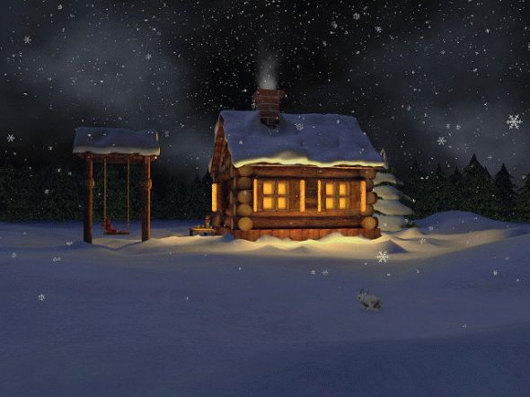 Mild Winter 3D Screensaver Screenshot